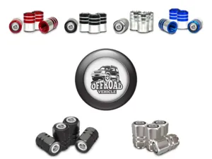 Valve Stem Caps Motorcycle Sports Design